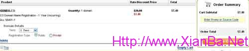 Godaddy 7.49美元.CO域名优惠码再现