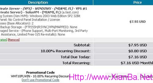 BurstNET 6月份Budget Windows VPS有效10% off优惠码