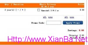 Name.com .COM域名优惠码效果截图