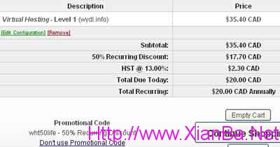 LevelHosting.ca – 年付17.7美元10GB 200GB便宜虚拟主机及优惠码