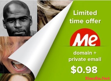 NameCheap .ME后缀域名只需0.98美元 限时促销