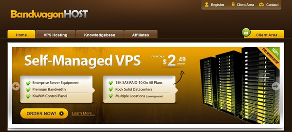 Bandwagonhost SSD vps低至3.99美元/年