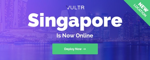 Vultr全新新加坡线路VPS可购买了